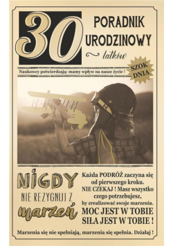 Kartka okolicznościowa Urodziny 30 U09