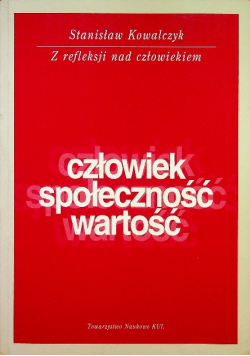 Człowiek społeczność wartość