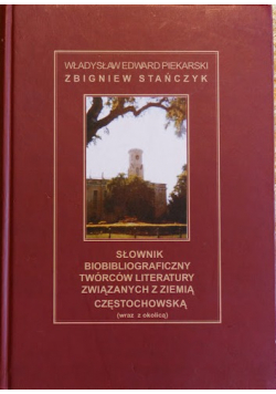 Słownik bibliograficzny twórców literatury związanych z ziemią Częstochowską