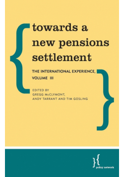 Towards a New Pensions Settlement