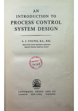 An introduction to process control system design