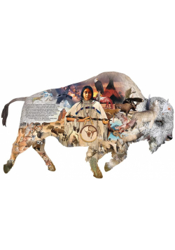 Puzzle 1000 Biały bizon