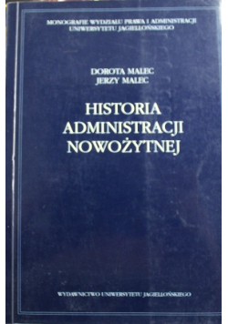 Historia administracji nowożytnej