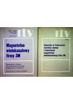 Magnetofon wielokanałowy firmy 3M z załącznikiem