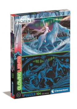 Puzzle 104 Glowing Frozen 2