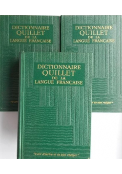 Dictionnaire Quillet de la Langue Francaise tom 1 do 3