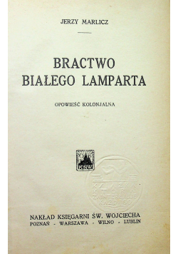 Bractwo Białego Lamparta 1933 r.