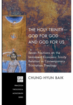 The Holy Trinity--God for God and God for Us