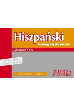 Hiszpański - Trening błyskawiczny. Gramatyka