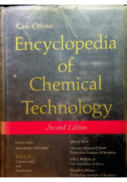 Encyclopedia of chemical technology vol Index to 1 - 22