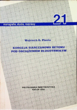 Korozja siarczanowa betonu pod obciążeniem długotrwałym