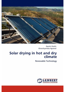Solar drying in hot and dry climate