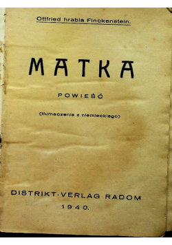 Matka 1940