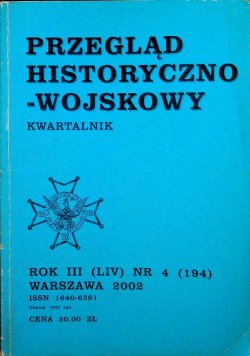 Przegląd historyczno wojskowy nr 4