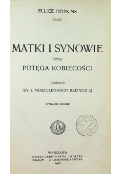 Matki i synowie 1906r