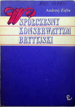 Współczesny konserwatyzm brytyjski