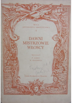 Dawni mistrzowie włoscy