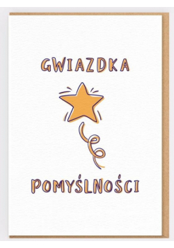 Karnet Urodziny - Gwiazdka pomyślności