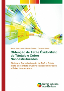 Obtenção de TaC e Óxido Misto de Tântalo e Cobre Nanoestruturados