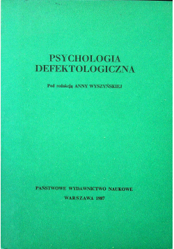 Psychologia defektologiczna