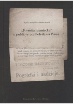 „Kwestia niemiecka" w publicystyce Bolesława Prusa