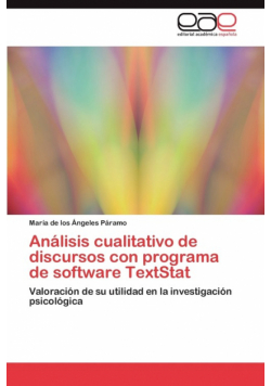 Análisis cualitativo de discursos con programa de software TextStat