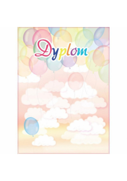 Dyplom dziecięcy A4/20ark. Balony