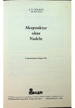Akupunktur ohne Nadeln
