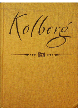 Kolberg Dzieła wszystkie Tom 31 Reprint z 1888 r.