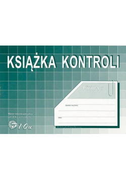 Książka kontroli P10U
