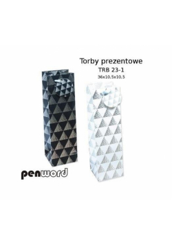 Torebka prezentowa 36x10,5x10,5cm MIX