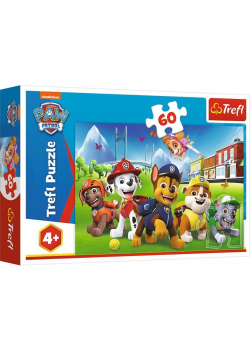 Puzzle 60 Psi Patrol na polanie TREFL