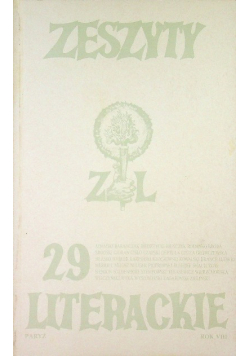 Zeszyty literackie 29