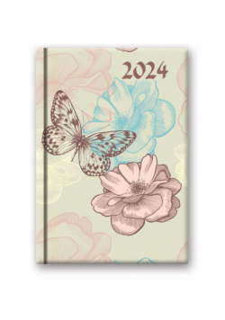 Kalendarz 2024 B6 soft Motyl