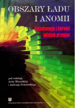 Obszary ładu i anomii