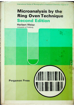 Microanalysis by the ring oven technique