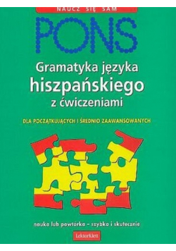 Pons Gramatyka języka hiszpańskiego z