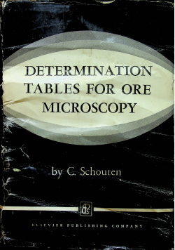Determination tables for ore microscopy