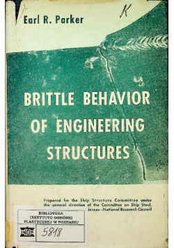 Brittle behavior of engineering structures