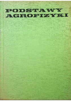 Podstawy agrofizyki