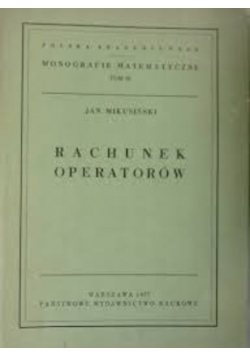 Rachunek operatorów