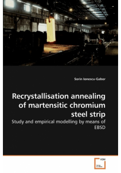 Recrystallisation annealing of martensitic chromium steel strip