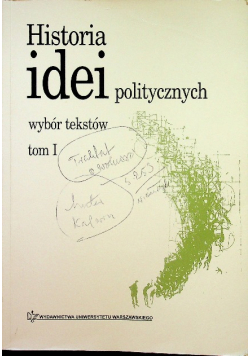 Historia idei politycznych Tom I