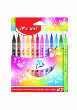 Flamastry Mini Cutie 12 kolorów MAPED
