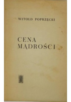 Cena mądrości