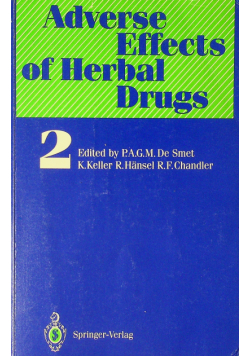 Adverse Effects of Herbal drugs tom II