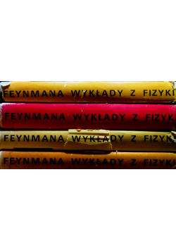 Feynmana wykłady z fizyki 4 tomy