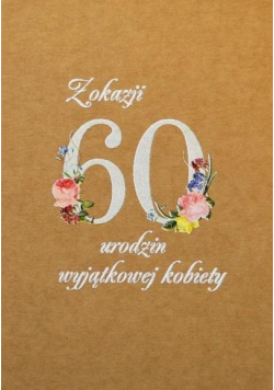 Kartka okolicznościowa eko Urodziny 60 TS52
