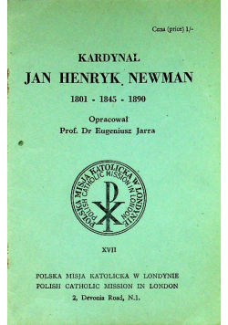 Kardynał Jan Henryk Newman