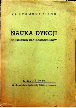 Nauka Dykcji 1946 r.